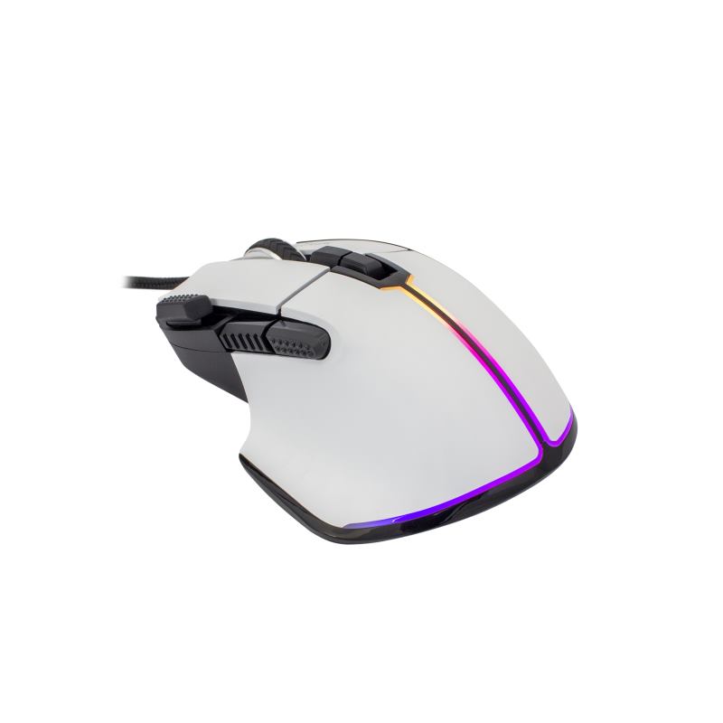 White Shark Gaming mouse MARROK, 12000 dpi, white MARROK-W