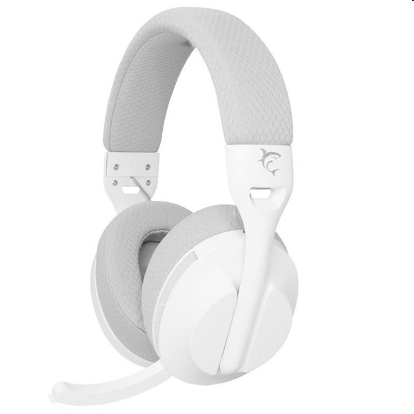 White Shark herní bezdrátový headset FALCON, pro PC, PS4/PS5,Xbox, Mac, bílá 3858894505067