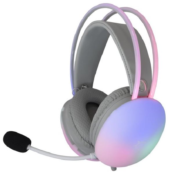 White Shark herní headset FIREFLY, pro PC, PS4/PS5,Xbox, Mac, bílá (GH-2342) 3858894503285