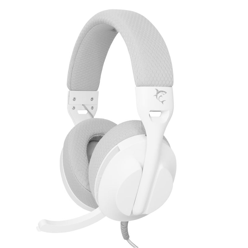 White Shark herní headset PARROT, pro PC, PS4/PS5,Xbox, Mac, bílá 3858894505036