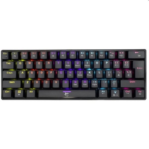White Shark Mechanical gaming keyboard SHINOBI, US, blue switch, black SHINOBI-B-US-BLUE.SW