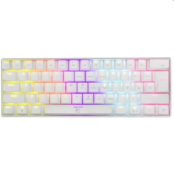 White Shark Mechanical gaming keyboard SHINOBI, US, blue switch, white SHINOBI-W-US-BLUE.SW