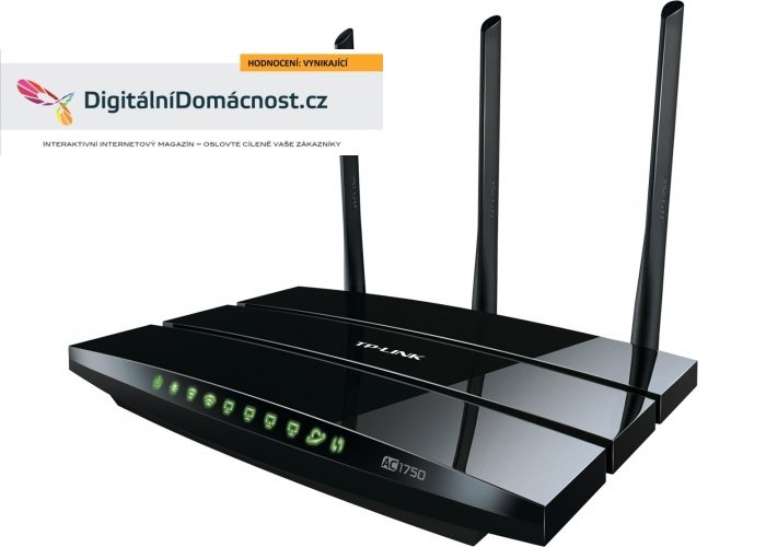 WiFi router TP-Link Archer C7 AC1750 dual AP, 4x GLAN, 1x USB/ 450Mbps 2,4/ 1300Mbps 5GHz