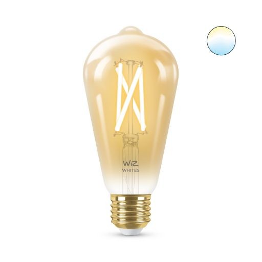 WiZ LED Ziarovka E27 ST64 8718699787233 20-50K Am