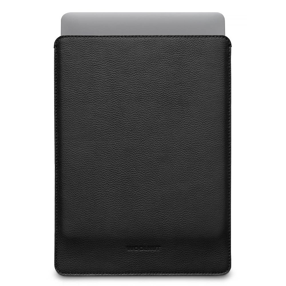 Woolnut Leather Sleeve for Macbook Pro 14 - Black WN-MBP14-S-1406-BK