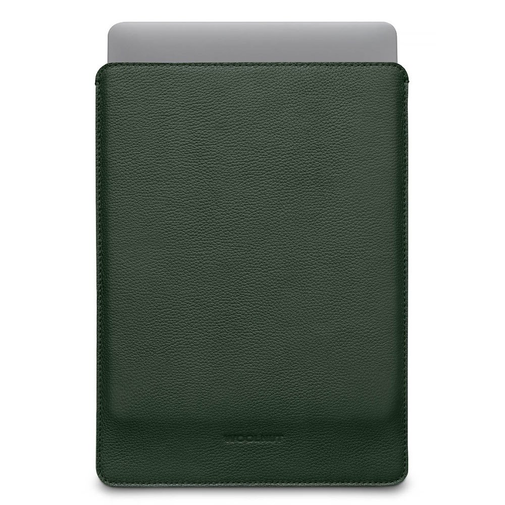Woolnut Leather Sleeve for Macbook Pro 14 - Green WN-MBP14-S-1420-GN