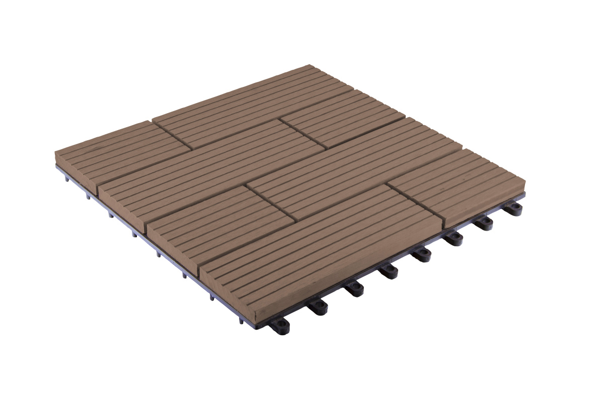 WPC dlaždice G21 Samoa indický teak 2,3x30x30 cm WDLS1