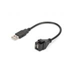 DIGITUS Professional USB 2.0 Keystone Module with 16 cm cable (Female/Male) DN-93402