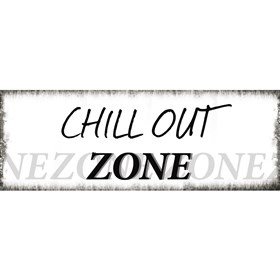 Xavax Chill Out, dekoračná tabuľka na stenu, 39x14 cm 136336