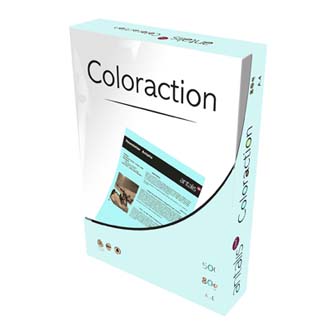 Xerografický papier Coloraction, Lagoon, A4, 80 g/m2, svetlo modrý, 100 listov, vhodný pre atrament PX408CHMS1