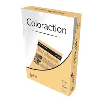 Xerografický papier Coloraction, Savana, A4, 80 g/m2, svetlo oranžový, 500 listov, vhodný pre atram PX408CHAS5