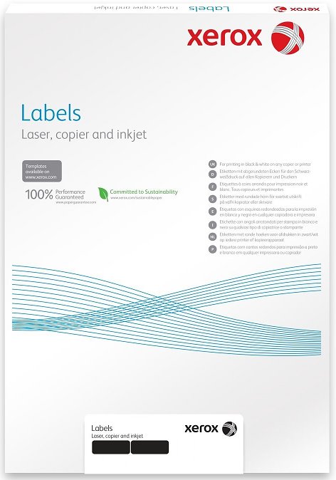 XEROX biela matná smolepiaca fólia DurapaperLabel laser A4 (50 ks) 3R97344