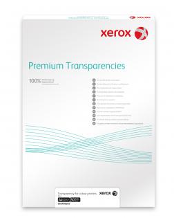 Xerox, fólia, transparentná, A4, 100 mic. 100ks, pre čiernobiele kopírovanie a laserovú tlač, 3R982 003R98202
