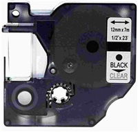 Xerox kompatibilní páska s DYMO, 45010 S0720500,12mm x 7m, černý tisk / průhledný podklad, D1 - ALLPRINT 500L00076