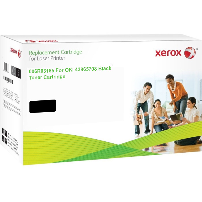 XEROX toner kompat. s OKI 43865708, 8 000 str, bk 006R03185