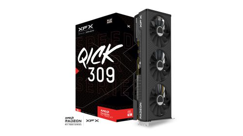 XFX Radeon RX-7600XT Speedster QICK309 16GB/128bit GDDR6, 3xDP, HDMI RX-76TQICKBP