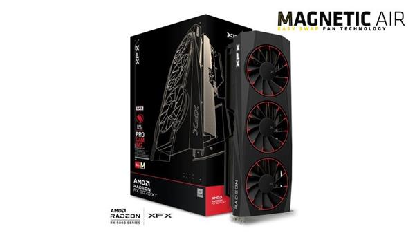 XFX Radeon RX-9070XT Quicksilver Magnetic Air Edition 16GB GDDR6, 3xDP, HDMI RX-97TMAQKB9