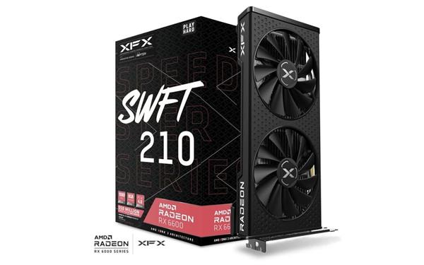 XFX SWFT210 Radeon RX 6600 CORE 8GB/128-bit GDDR6 HDMI 3xDP RX-66XL8LFDQ