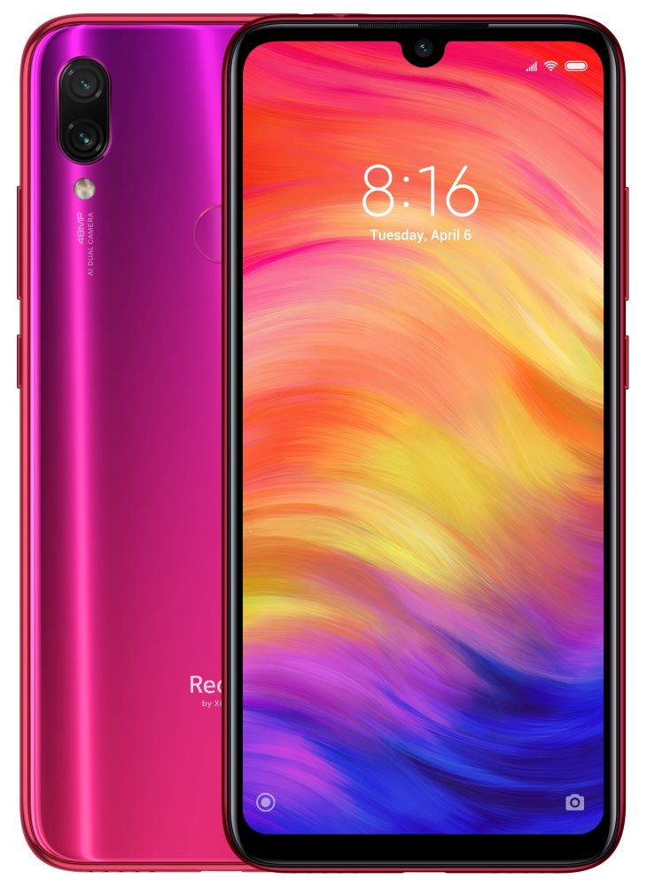 Xiaomi Redmi Note 7 - red 6,3" IPS/ 4GB RAM/ 128GB/ LTE/ hybridní Dual SIM/ Android 9.0 22886
