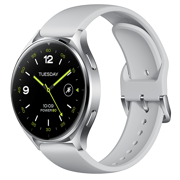 Xiaomi Watch 2 Sliver Case With Gray TPU Strap 6941812764404