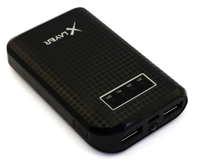 XLAYER Powerbank Carbon Black 7500Ah 4260074624816