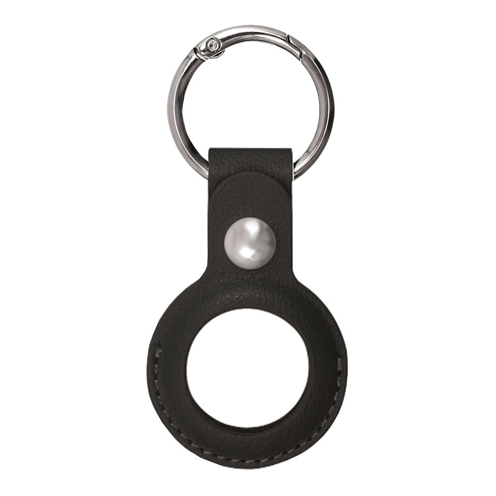 Xqisit puzdro NP Faux Leather Keyring pre AirTag - Black 50688