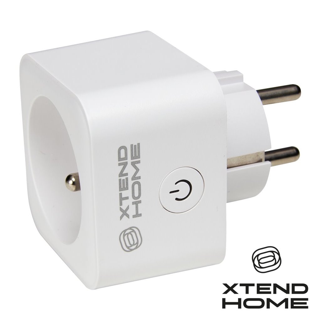 Xtend Home chytrá interní zásuvka, měření příkonu, správné spínání fáze, Tuya XTH-ZA101M