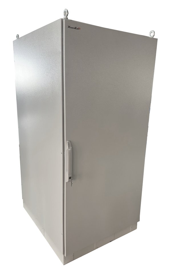 XtendLan 19" venkovní stojanový rozvaděč 42U 800x1000, krytí IP54, nosnost 1600kg, podstavec, ventilac WEHF-42U-8042.FAN