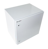 XtendLan 19" venkovní vodotěsný rozvaděč 11U krytí IP55, šířka 500mm, hloubka 300mm, nosnost 65kg, šedý WEH-11U-503060