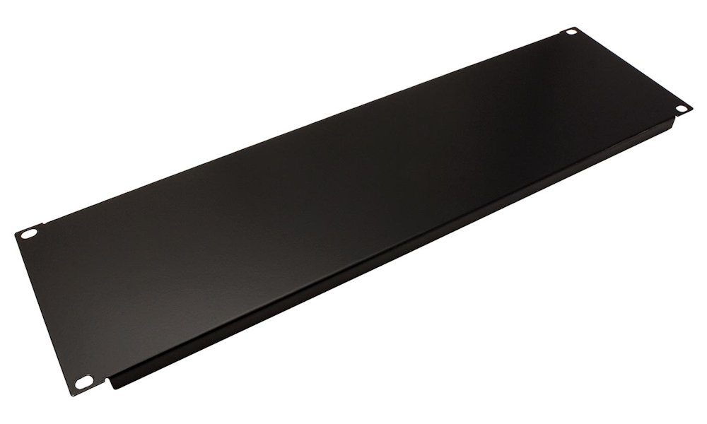 XtendLan 3U záslepka 19", černá, kovová ZASLEPKA-3U-B