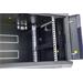 XtendLan 6U/600x450,na zeď, jednodílný, skleněné dveře WS-6U-64-BLACK-P