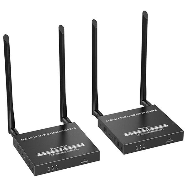 XtendLan bezdrátový HDMI přenos do 4k/60Hz, dosah 50m, s IR přenosem ovládání, vysílač+přijímač EHDMIC11BWIR4k-TR