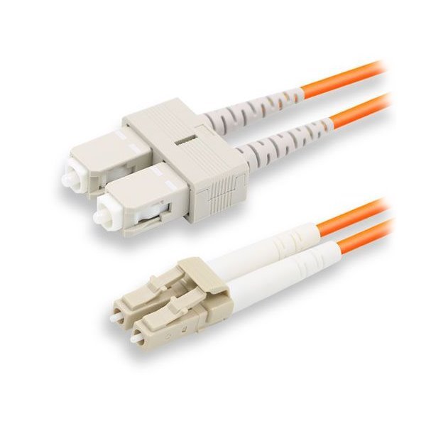 XtendLan FO patch LC-SC 1m 62,5/125 duplex FOP-LCSC-D-1-625-OM1