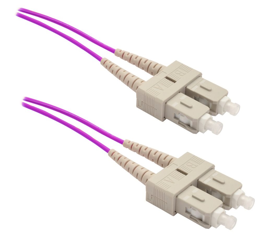 XtendLan FO patch SC-SC 1m 50/125 duplex OM4 , LS0H FOP-SCSC-D-1-50-OM4