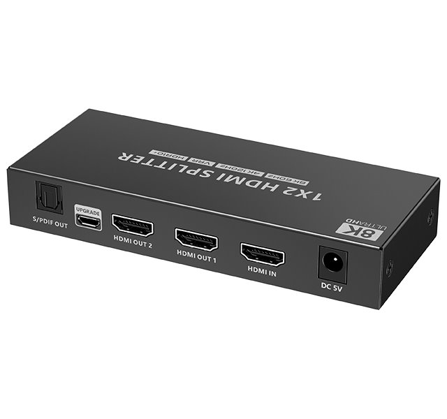 XtendLan HDMI distribucní rozbocovac, 1 vstup / 2 výstupy, 8k@60Hz HDMI-DA12E-8k