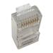 XtendLan Konektor RJ45 CAT5e, STP, EZ type, drát 50u, balení 100ks Konektor RJ45C5 STP EZ