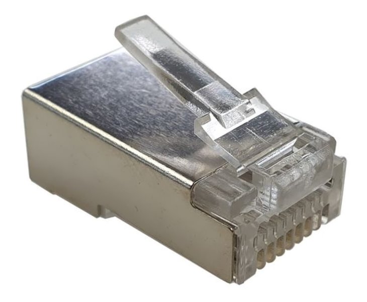 XtendLan Konektor RJ45 CAT5e, STP, EZ type, drát 50u, balení 100ks Konektor RJ45C5 STP EZ