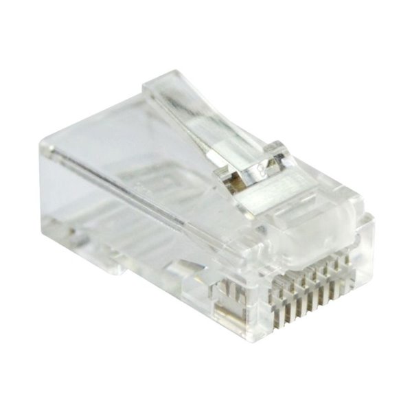 XtendLan Konektor RJ45 CAT6 UTP, EZ type, drát, balení 100ks Konektor RJ45C6 UTP EZ
