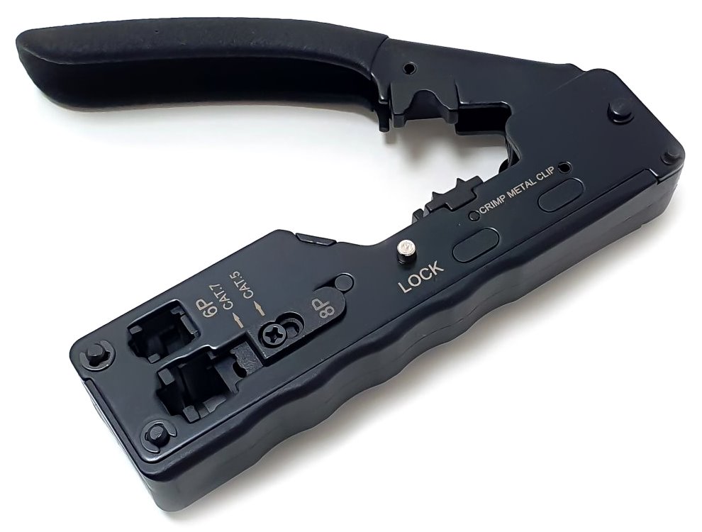 XtendLan Konektorovací kleště 8P+6P s lisem klipu CAT6A, CAT7, CAT5e HT CAT6A/7