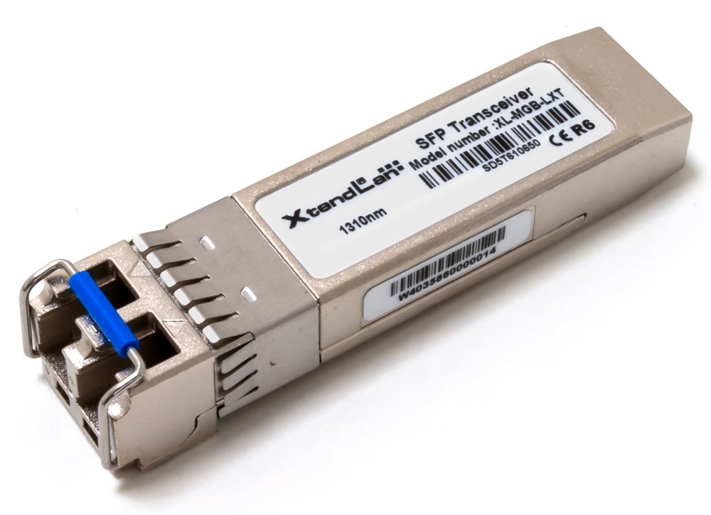 XtendLan mini GBIC (SFP), 1000Base-LX, 20km, SM/MM 1310nm, LC konektor, průmyslový -40 až +85 st.C XL-MGB-LXT