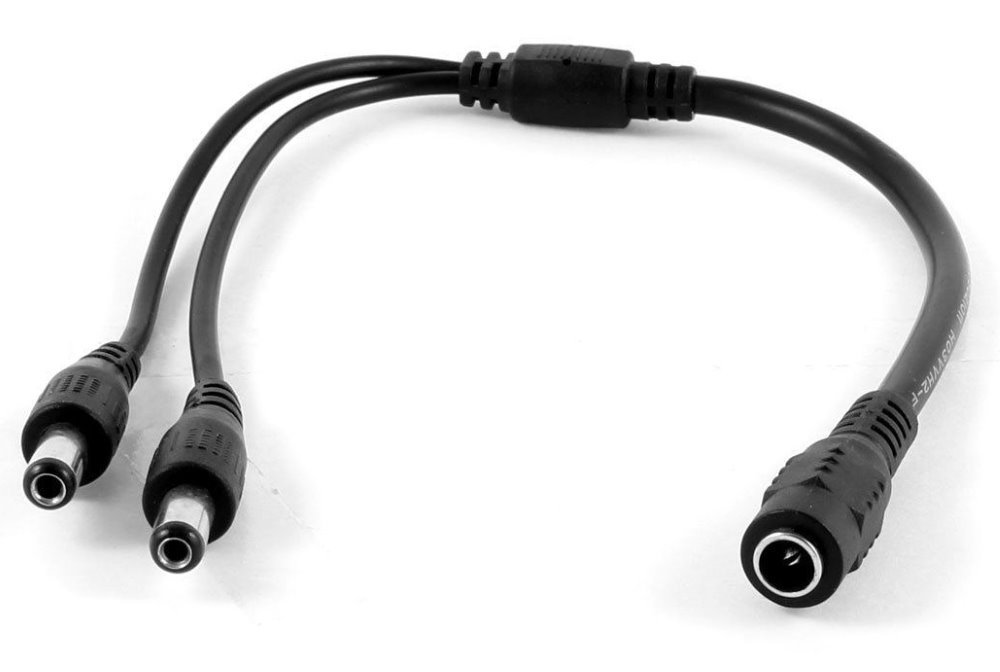 XtendLan Napájecí kabel/splitter 1 na 2, jack 2,1mm, průměr kabelu 1mm/0,3mm ZPSPLIT2112B