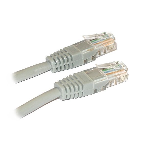 XtendLan Patch kabel Cat 6A UTP 0,5m - šedý