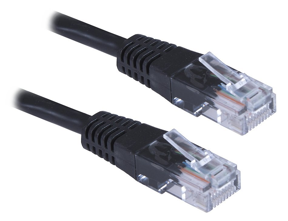 XtendLan patch kábel Cat5E, UTP - 5m, čierny