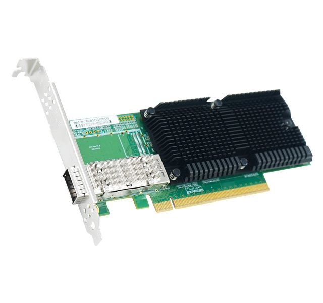XtendLan PCI-E síťová karta, 1x 100Gbps QSFP28, Intel E810, PCI-E x16 XL-ENW-9920