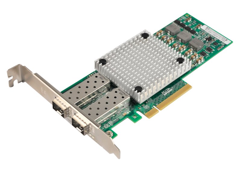 XtendLan PCI-E síťová karta, 2x 10Gbps SFP+, BCM57810S, PCI-E x8, funkční s Mikrotik, low profile XL-ENW-9842