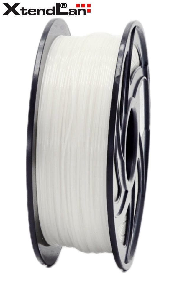XtendLAN PETG filament 1,75mm bílý 1kg 3DF-PETG1.75-WT 1kg