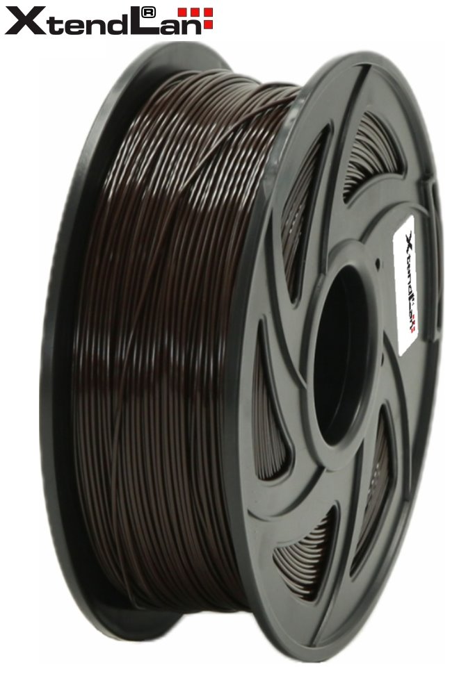 XtendLAN PETG filament 1,75mm černý 1kg 3DF-PETG1.75-BK 1kg