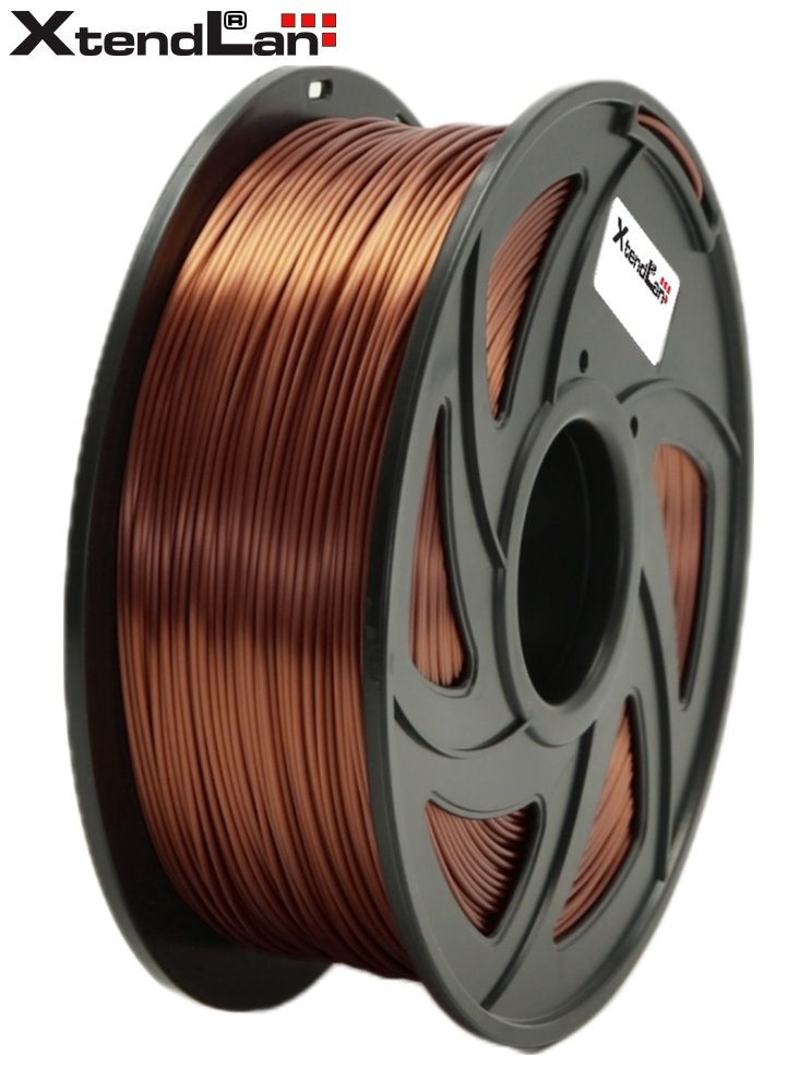XtendLAN PETG filament 1,75mm cihlově hnědý 1kg 3DF-PETG1.75-RCR 1kg