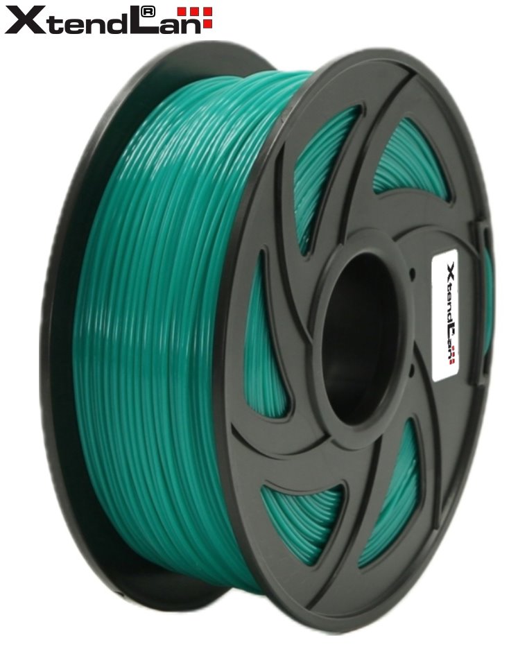 XtendLAN PETG filament 1,75mm jadeitově zelený 1kg 3DF-PETG1.75-GGN 1kg
