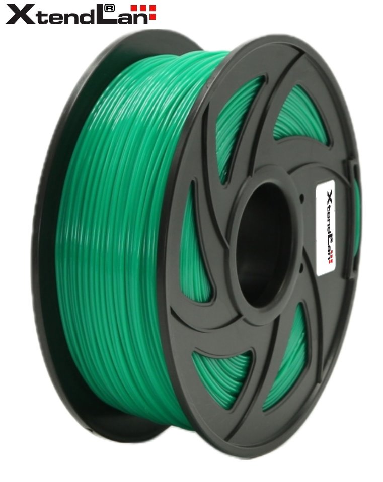 XtendLAN PETG filament 1,75mm limetkově zelený 1kg 3DF-PETG1.75-TGN 1kg